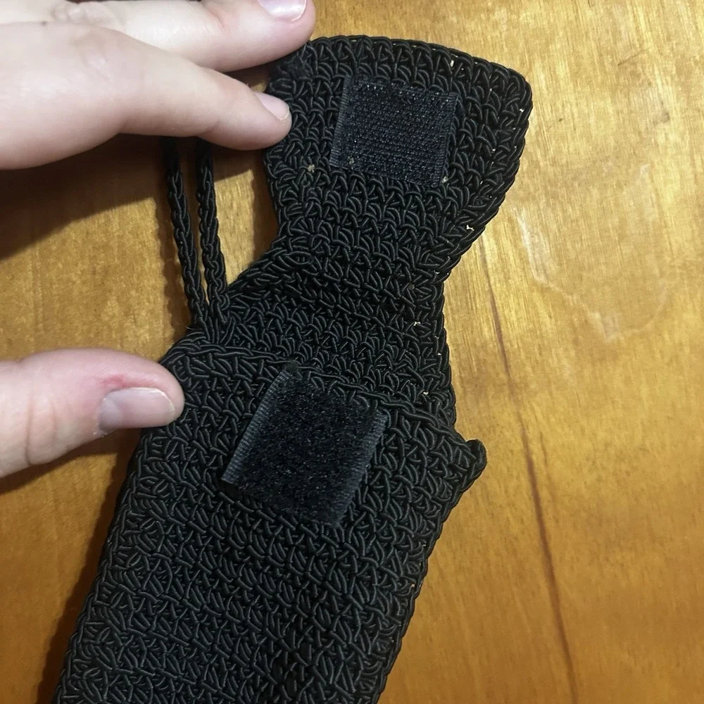 Vintage Black Macramé Eyeglass Soft Case‎